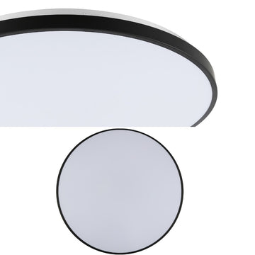 Astrid 21.25" Modern Minimalist Iron Circle Integrated LED Flush Mount - JONATHAN Y